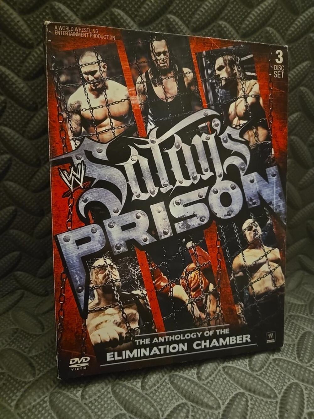 WWE Satan's Prison The Anthology of the Elimination Chamber 3-Disc DVD Set